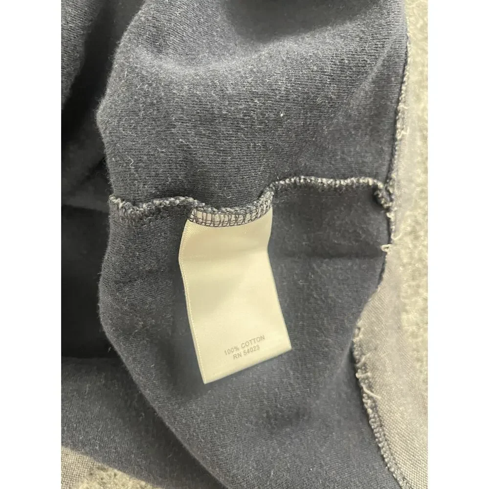 BANANA REPUBLIC Sweater Mens Large Gray Quarter Zip Pullover Shirt N277